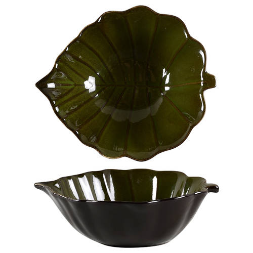 Pastoral Leaves 9" Leaf Bowl