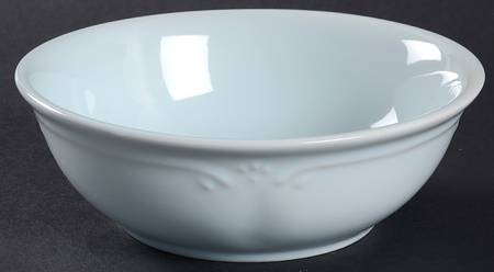 Filigree Powder Blue Soup/Cereal Bowl