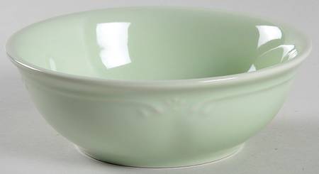 Filigree Sage Green Soup/Cereal Bowl