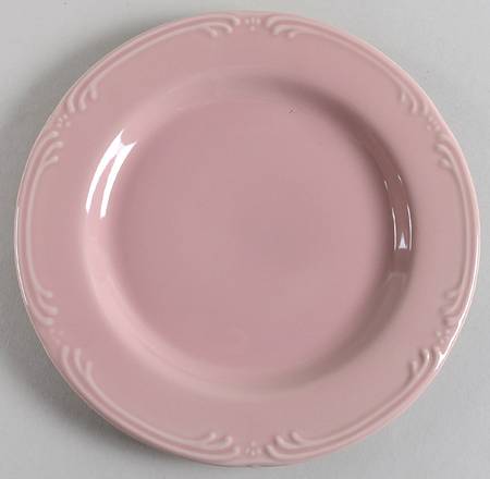 Filigree Pale Pink Salad Plate
