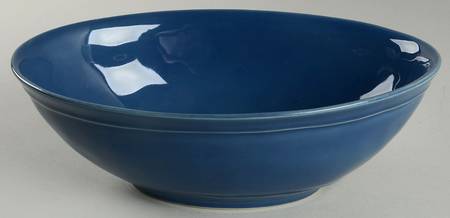 Cambria Ocean Blue 12" Oval Serving Bowl
