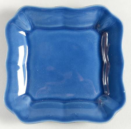 Cambria Ocean Blue Square Tidbit