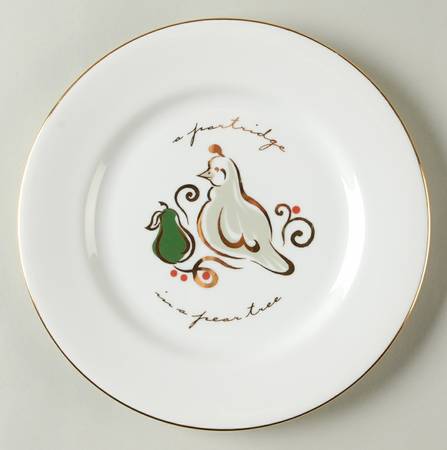 12 Days Christmas Salad Plate