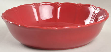 Pavillion Berry Red 8" Individual Pasta Bowl
