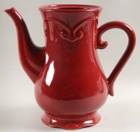 Pavillion Berry Red Coffee Pot No Lid