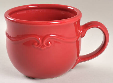 Pavillion Berry Red Soup Mug