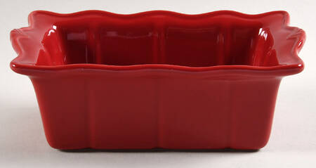 Pavillion Berry Red 7" Rectangular Baker