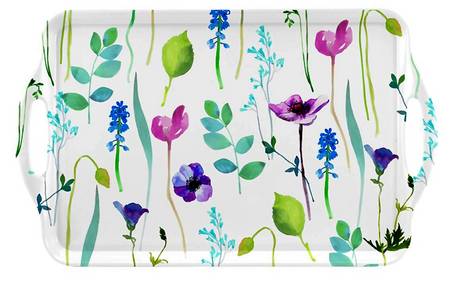 Water Garden 19" Melamine Serving Tray