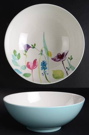 Water Garden 9" Round Vegetable Bowl