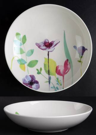 Water Garden 8" Individual Pasta Bowl