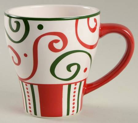 Christmas Stripes Mug