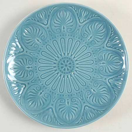 Dolce Turquoise Salad Plate