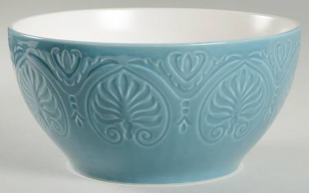 Dolce Turquoise 9" Round Vegetable Bowl