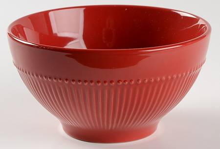 Kamryn Red Soup/Cereal Bowl