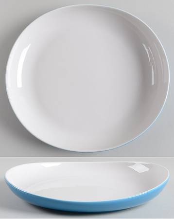 Ambiance Aqua Salad Plate
