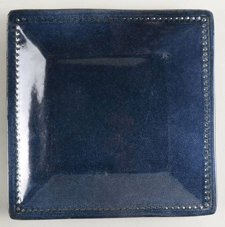 Spice Route Indigo Square Salad Plate
