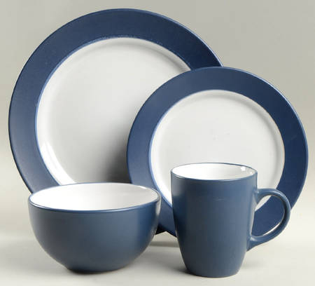 Harmony Cobalt Blue 4 Piece Place Setting