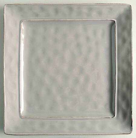 Martillo Fog (Grey) Square Dinner Plate