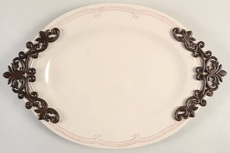 Abigail 18" Oval Serving Platter