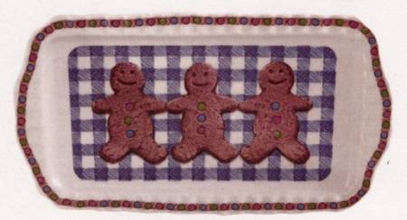 Gingerbread Man Cookie Tray