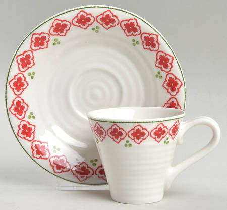 Sophie Conran Christmas Espresso Cup and Saucer Set by Portmeirion