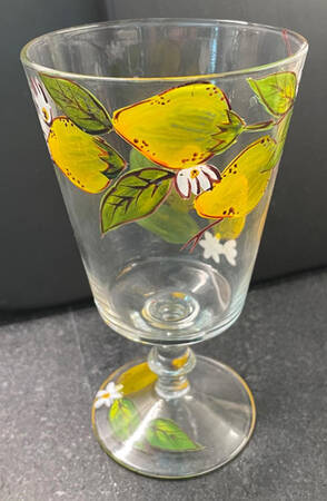 Lemon Glassware Goblet