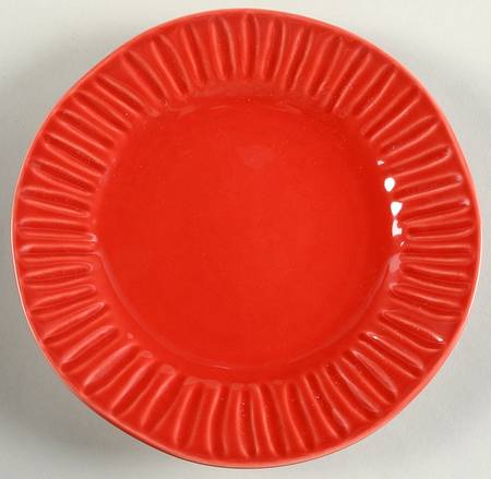 Finger Red Salad Plate