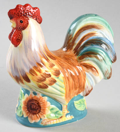 Rooster Meadow Figural Salt Shaker