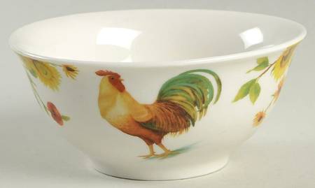 Rooster Meadow Fruit/Dessert (Sauce) Bowl