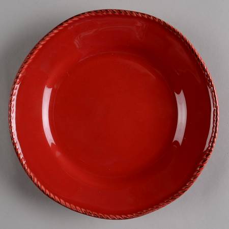 Nautic Red Salad Plate