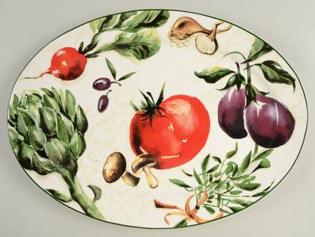 Fresco 16" Oval Serving Platter