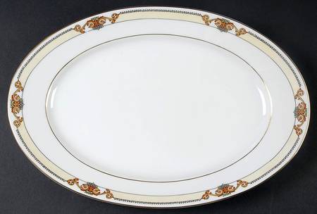 6654 14" Oval Serving Platter