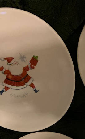 Christmas Icon Appetizer Plate
