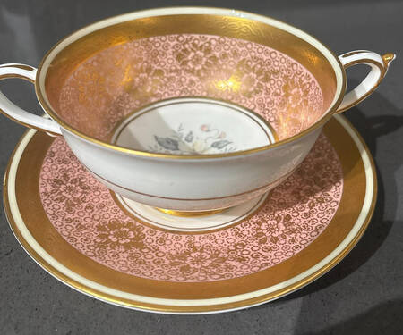Z969 Footed Bouillon Cup & Saucer