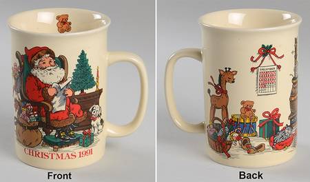 Kris Kringle 1991 Collector Mug