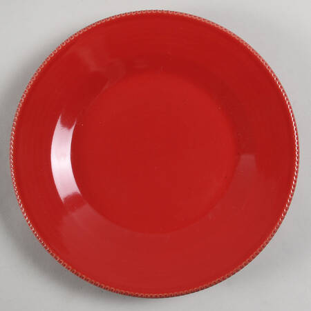 Gabriella Red Salad Plate