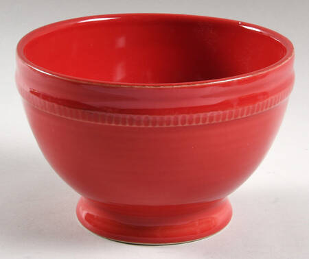 Gabriella Red Coupe Cereal Bowl