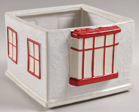 Winter Village Middle Bowl for (4 Piece) Figural Stacking Set