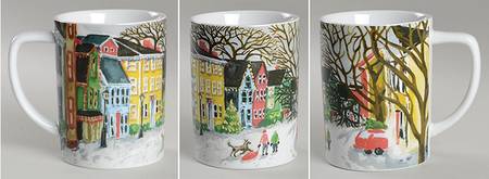 Winter Village Mug