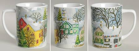 Winter Village Mug