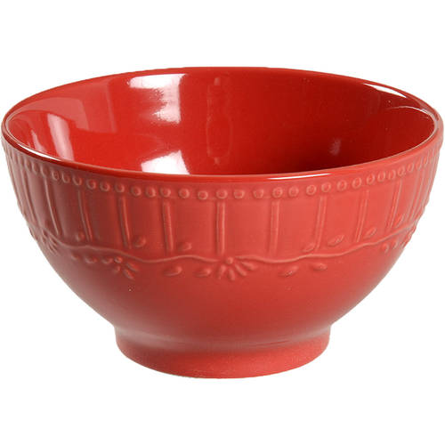 Amelia Red Soup/Cereal Bowl