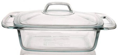 Easy Grab Rectangular Baker & Glass Lid