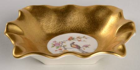Rose and Daisy (Bird Center) 5" Ashtray