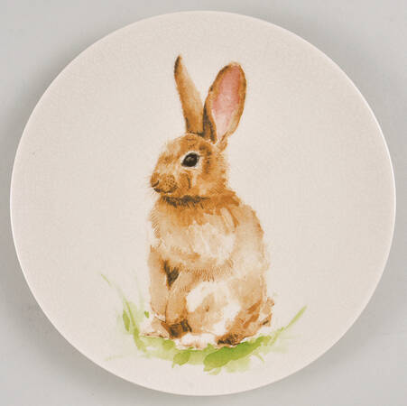 Pasture Bunny Salad Plate