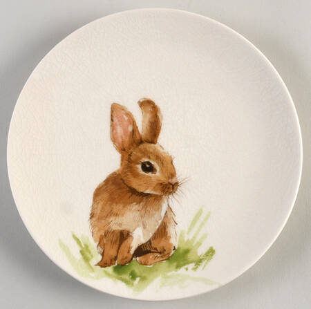 Pasture Bunny Salad Plate