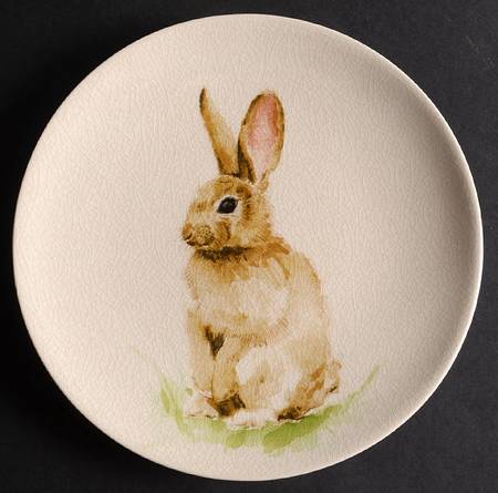 Pasture Bunny Salad/Dessert Plate