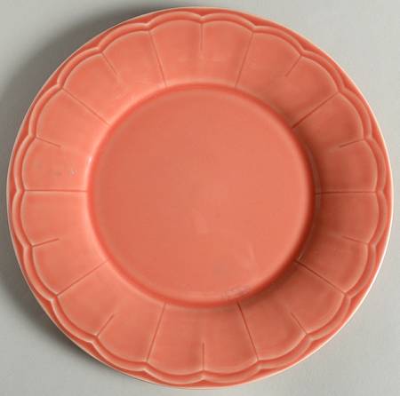Daisy Orange Salad Plate