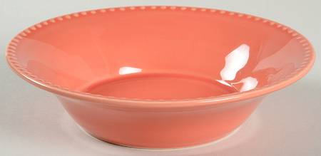 Beaded Orange Soup/Cereal Bowl