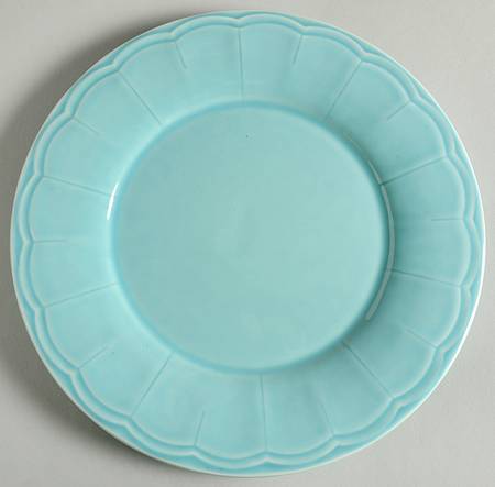 Daisy Aqua Salad Plate
