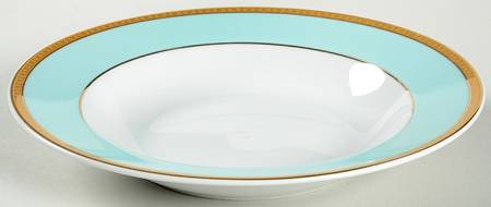 PLX3 Mint Rim Soup Bowl